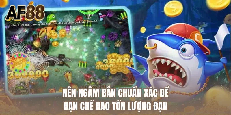 Nên ngắm bắn chuẩn xác để hạn chế hao tốn lượng đạn